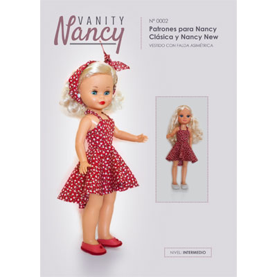 Fobia Chelín cúbico ✓ Patrón en pdf de vestido para Nancy Colección o Nancy New