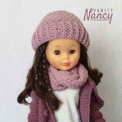 Tutorial de gorro y bufanda para tu muñeca Nancy